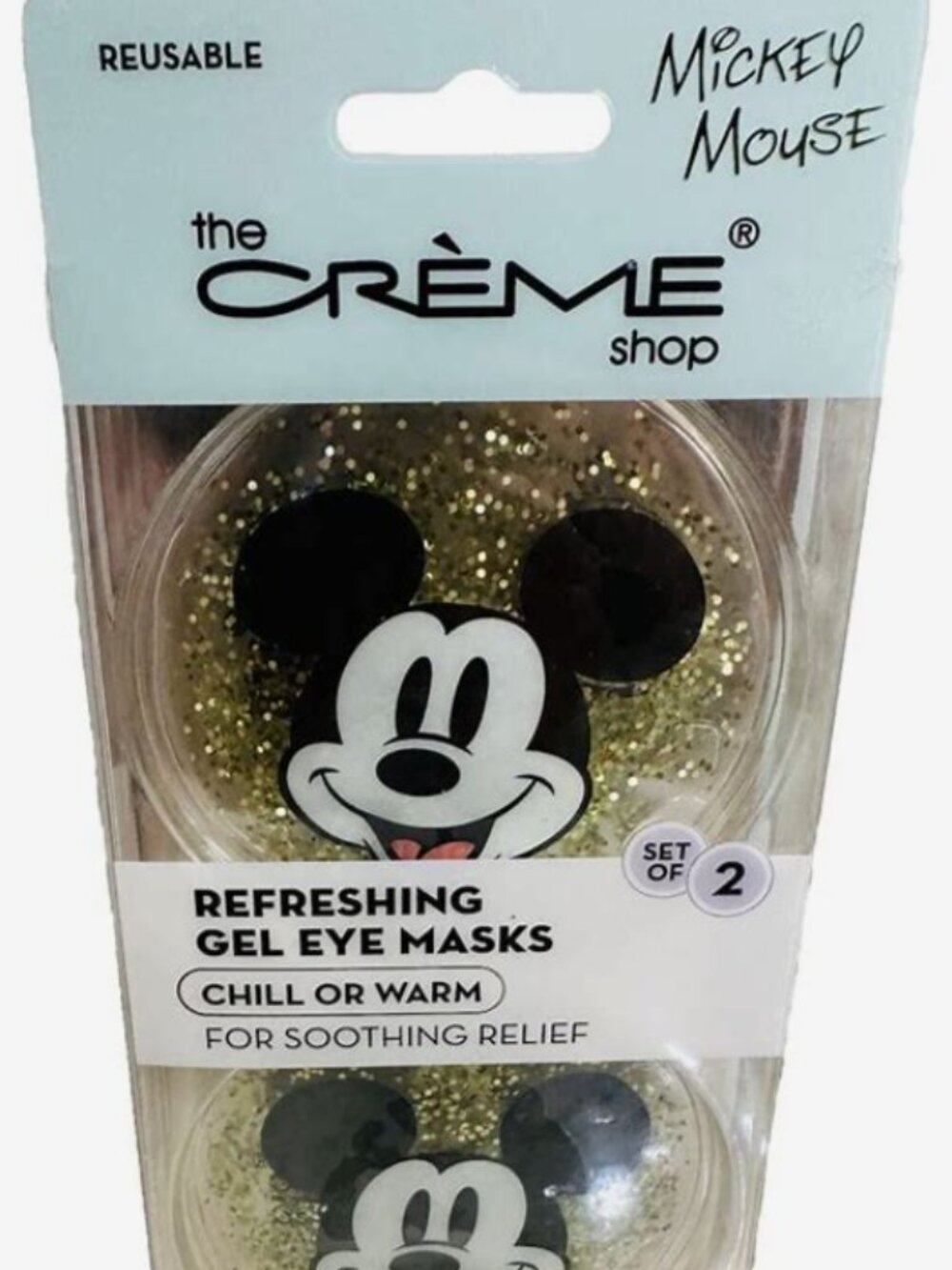 CREME SHOP Mickey Mouse Refreshing Gel Eye Masks Set of 2